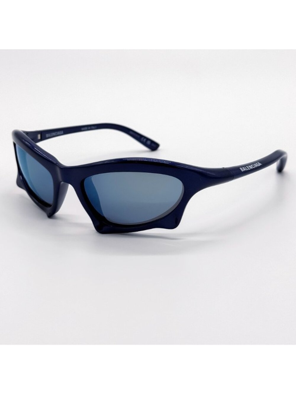 NEW BALENCIAGA BB0229S 006 SUNGLASSES BLUE UNISEX EYEWEAR BALENCIAGA